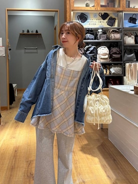 「WING（ウイング）のアイテム」を使った、ありちゃんさん（レディース・149cm）の冬コーディネート