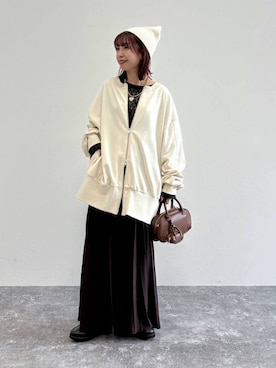 「アイテム（Tシャツ/カットソー）」を使った、ありちゃんさん（レディース・149cm・30代）の秋コーディネート