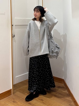 「GLOBAL WORK（グローバルワーク）のアイテム（帽子）」を使った、ありちゃんさん（レディース・149cm）の秋コーディネート