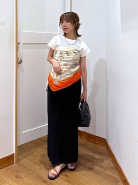 「アイテム（ヘアアクセサリー）」を使った、ありちゃんさん（レディース・149cm・20代）の夏コーディネート