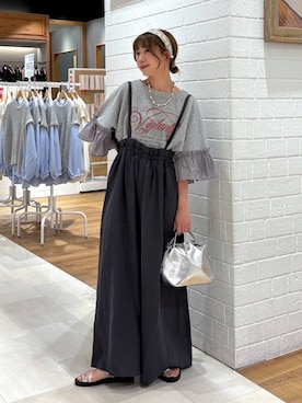「アイテム（ヘアゴム）」を使った、ありちゃんさん（レディース・149cm・30代）の夏コーディネート