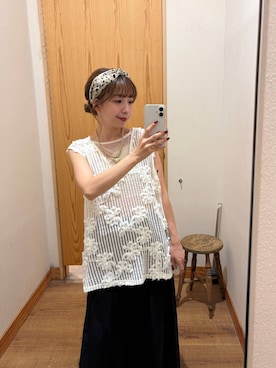 「アイテム（カチューシャ）」を使った、ありちゃんさん（レディース・149cm）の秋コーディネート