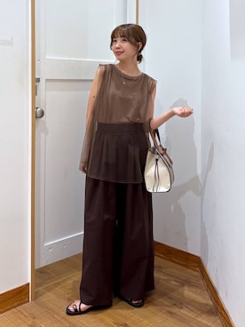「アイテム（ヘアゴム）」を使った、ありちゃんさん（レディース・149cm・30代）の夏コーディネート
