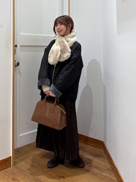 「アイテム（ニット/セーター）」を使った、ありちゃんさん（レディース・149cm・30代）の秋コーディネート