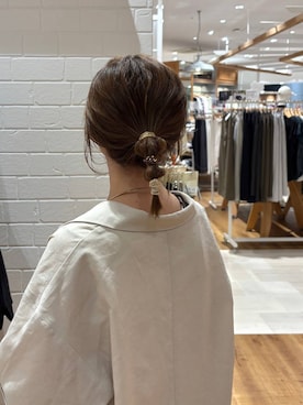 「GLOBAL WORK（グローバルワーク）のアソートヘアゴム/130519（ヘアゴム）」を使った、ありちゃんさん（レディース・149cm・20代）の夏コーディネート