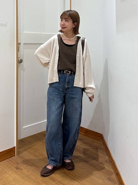 「GLOBAL WORK（グローバルワーク）のアイテム（シューズ）」を使った、ありちゃんさん（レディース・149cm）の春コーディネート