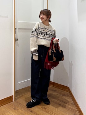 「アイテム（マフラー）」を使った、ありちゃんさん（レディース・149cm・30代）の秋コーディネート