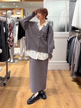 「アイテム（ヘアゴム）」を使った、ありちゃんさん（レディース・149cm）の秋コーディネート