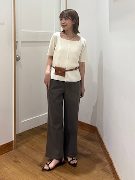 「GLOBAL WORK（グローバルワーク）のアイテム（アクセサリー）」を使った、ありちゃんさん（レディース・149cm）の夏コーディネート