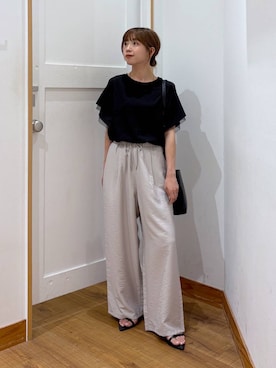 「アイテム（ヘアアクセサリー）」を使った、ありちゃんさん（レディース・149cm・30代）の夏コーディネート