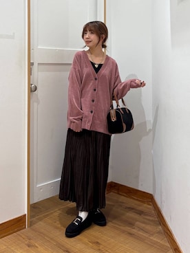 「アイテム（ネックレス）」を使った、ありちゃんさん（レディース・149cm・30代）の秋コーディネート