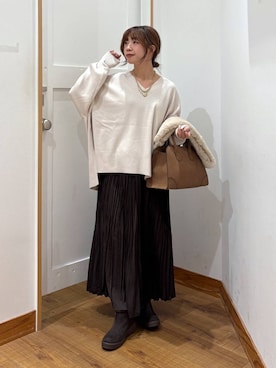 「アイテム（タンクトップ）」を使った、ありちゃんさん（レディース・149cm・30代）の秋コーディネート