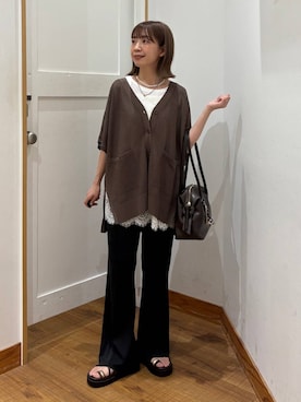「GLOBAL WORK（グローバルワーク）のアイテム」を使った、ありちゃんさん（レディース・149cm）の夏コーディネート