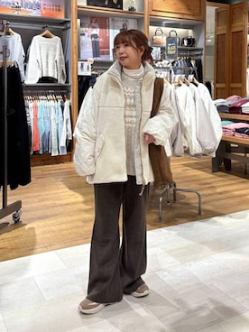 「アイテム（マフラー）」を使った、ありちゃんさん（レディース・149cm・20代）の秋コーディネート