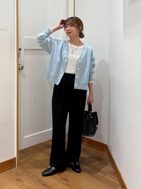 「GLOBAL WORK（グローバルワーク）のアイテム（パンツ）」を使った、ありちゃんさん（レディース・149cm）の春コーディネート