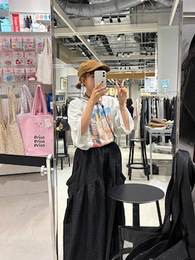 「アイテム（ヘアゴム）」を使った、ありちゃんさん（レディース・149cm）の秋コーディネート