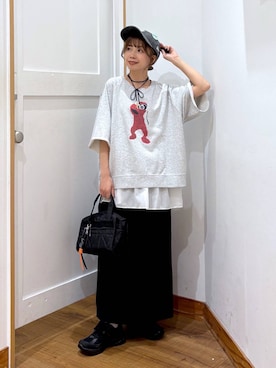 「アイテム（チョーカー）」を使った、ありちゃんさん（レディース・149cm・20代）の夏コーディネート