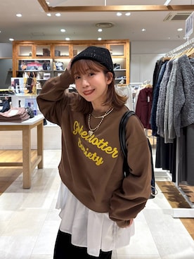 「アイテム（ボストンバッグ）」を使った、ありちゃんさん（レディース・149cm）の秋コーディネート