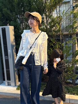 「GLOBAL WORK（グローバルワーク）のアイテム（キャップ）」を使った、ありちゃんさん（レディース・149cm）の秋コーディネート
