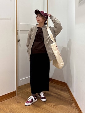 「GLOBAL WORK（グローバルワーク）のアイテム（ブルゾン）」を使った、ありちゃんさん（レディース・149cm）の春コーディネート