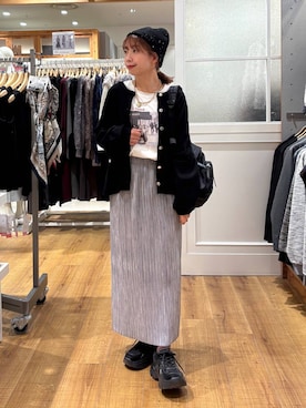 「アイテム（バックパック/リュック）」を使った、ありちゃんさん（レディース・149cm）の秋コーディネート