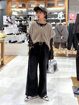 「アイテム（ヘアゴム）」を使った、ありちゃんさん（レディース・149cm）の秋コーディネート