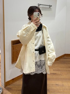 「アイテム（キャミソール）」を使った、ありちゃんさん（レディース・149cm・30代）の秋コーディネート