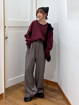 「アイテム（帽子）」を使った、ありちゃんさん（レディース・149cm・30代）の秋コーディネート