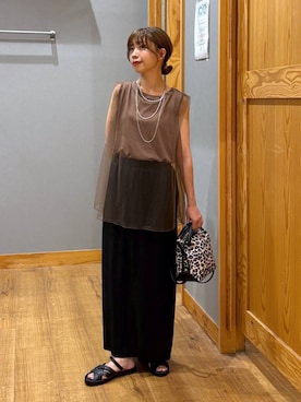 「アイテム（ヘアゴム）」を使った、ありちゃんさん（レディース・149cm・30代）の夏コーディネート