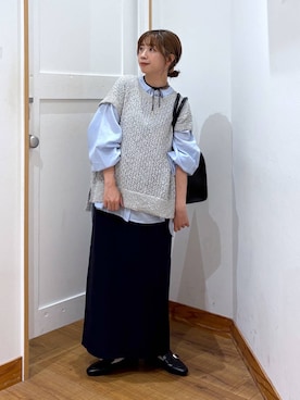 「アイテム（ヘアゴム）」を使った、ありちゃんさん（レディース・149cm）の秋コーディネート
