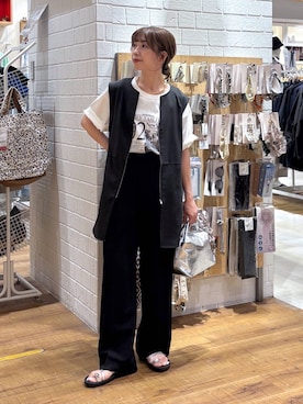 「アイテム（ヘアアクセサリー）」を使った、ありちゃんさん（レディース・149cm・20代）の夏コーディネート