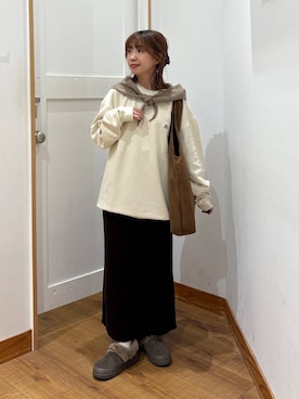 「アイテム（ヘアアクセサリー）」を使った、ありちゃんさん（レディース・149cm・20代）の秋コーディネート