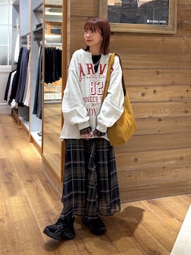 「アイテム（ソックス/靴下）」を使った、ありちゃんさん（レディース・149cm・20代）の秋コーディネート