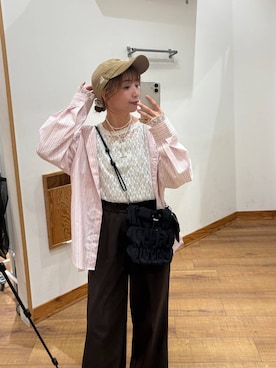 「WING（ウイング）のアイテム」を使った、ありちゃんさん（レディース・149cm）の冬コーディネート