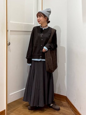 「アイテム（チョーカー）」を使った、ありちゃんさん（レディース・149cm）の秋コーディネート