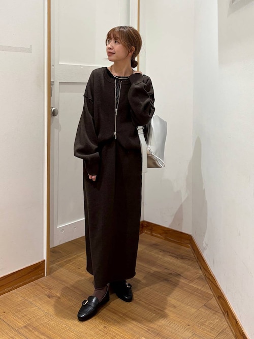 クルーZIPカーディガン＊スカートセット/601262（ワンピース）｜GLOBAL