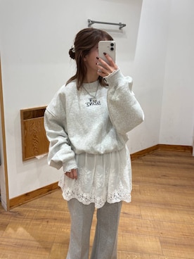 「GLOBAL WORK（グローバルワーク）のアイテム（パンツ）」を使った、ありちゃんさん（レディース・149cm）の冬コーディネート