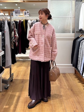 「アイテム（シュシュ）」を使った、ありちゃんさん（レディース・149cm・30代）の秋コーディネート