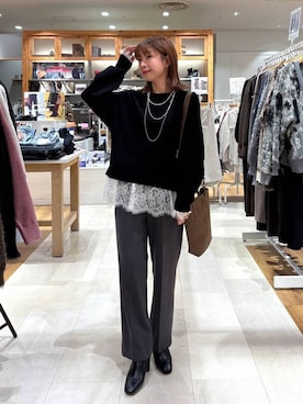 「アイテム（タンクトップ）」を使った、ありちゃんさん（レディース・149cm・30代）の秋コーディネート