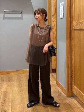 「アイテム（ヘアゴム）」を使った、ありちゃんさん（レディース・149cm・30代）の夏コーディネート