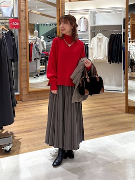 「アイテム（チェスターコート）」を使った、ありちゃんさん（レディース・149cm・30代）の冬コーディネート