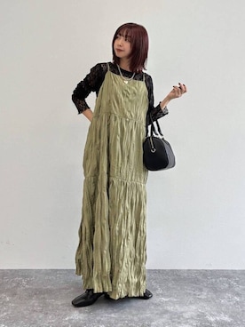 「アイテム（ボストンバッグ）」を使った、ありちゃんさん（レディース・149cm・30代）の秋コーディネート