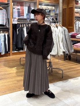 「アイテム（チョーカー）」を使った、ありちゃんさん（レディース・149cm・30代）の冬コーディネート