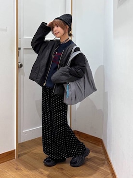 「アイテム（チョーカー）」を使った、ありちゃんさん（レディース・149cm）の秋コーディネート