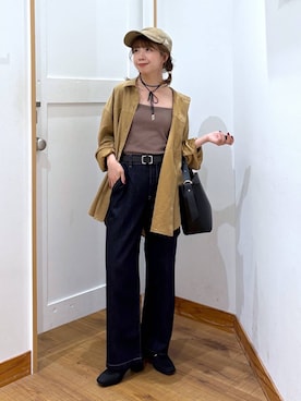 「アイテム（チョーカー）」を使った、ありちゃんさん（レディース・149cm・30代）の秋コーディネート