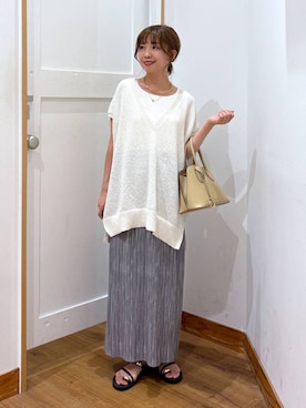 「アイテム（ヘアゴム）」を使った、ありちゃんさん（レディース・149cm・30代）の夏コーディネート