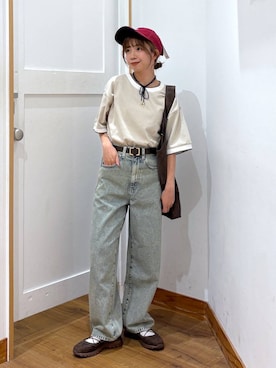 「アイテム（チョーカー）」を使った、ありちゃんさん（レディース・149cm・30代）の秋コーディネート