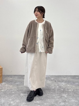 「アイテム（スカート）」を使った、ありちゃんさん（レディース・149cm・30代）の秋コーディネート