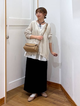 「アイテム（ヘアゴム）」を使った、ありちゃんさん（レディース・149cm）の秋コーディネート