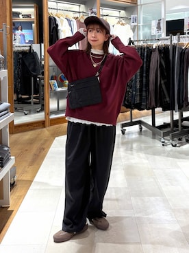 「アイテム（キャップ）」を使った、ありちゃんさん（レディース・149cm・20代）の秋コーディネート